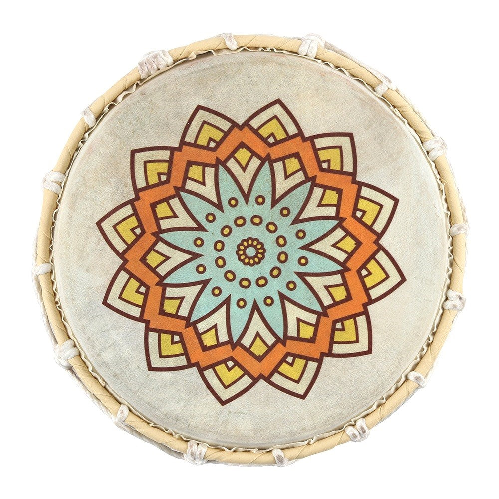 Small Patterned Shamanic Drum