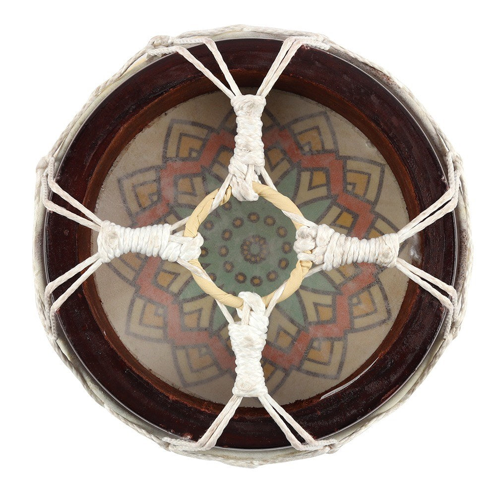 Small Patterned Shamanic Drum