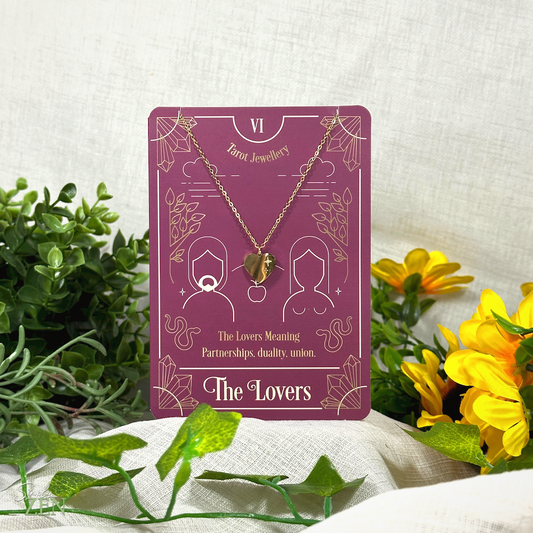 ‘The Lovers’ Tarot Necklace